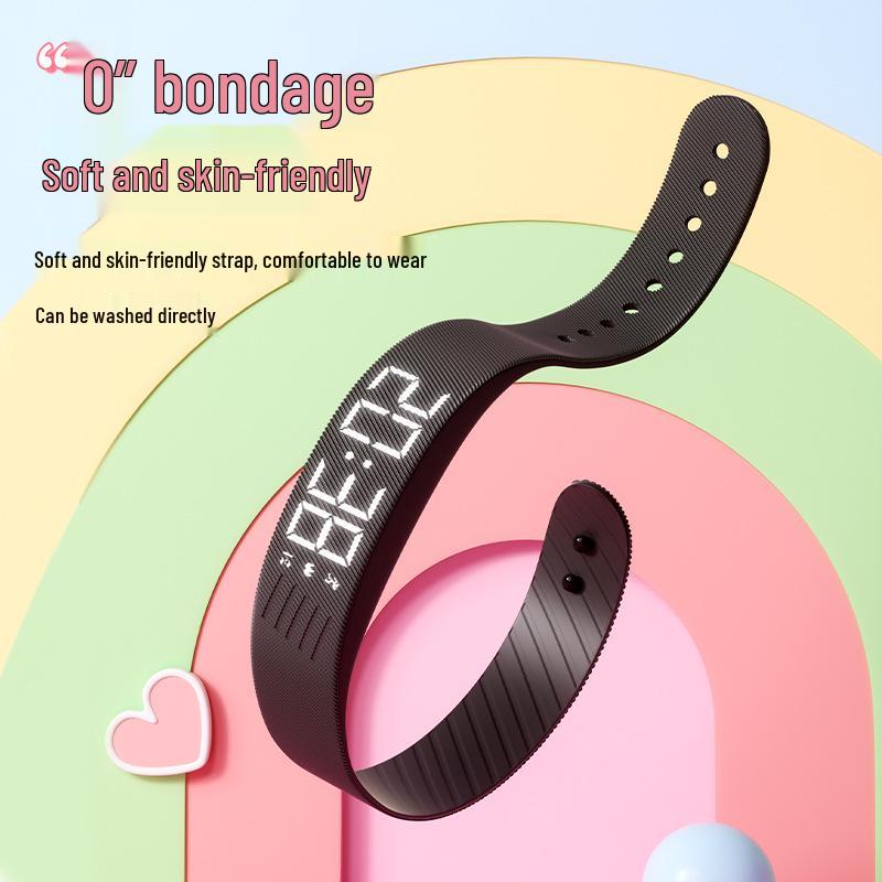 Умные часы Sport для девочек: Шагомер, Вибрационный будильник, Водонепроницаемый многофункциональный браслет