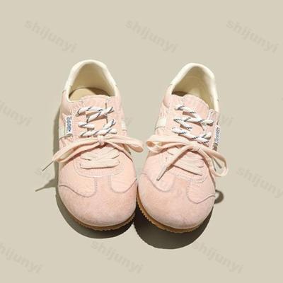 Модные женские кроссовки 2025 весна-осень новые легкие удобные нескользящие кроссовки для бега модные винтажные уличные повседневные туфли на плоской подошве