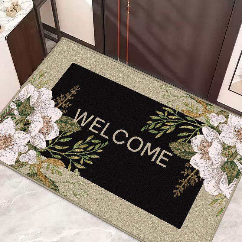 Retro Light Luxury Non-Slip Entrance Mats for Home & Bedroom