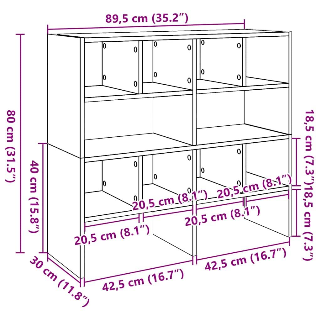 Shoe Racks 2 pcs. Stackable White 89.5 x 30 x 40 cm