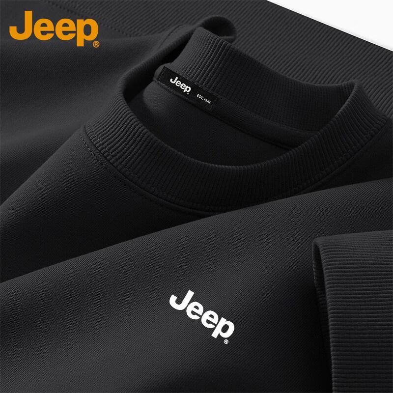 Jeep Американская толстовка с круглым вырезом