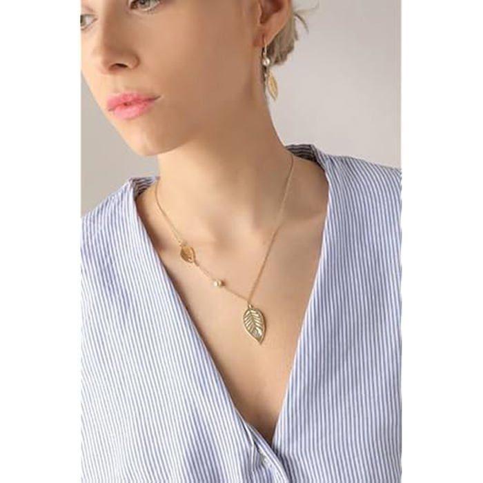 Pendentif - MAJORICA - Collection Dafne - Argent doré - Nacre - Perle blanche 8 mm