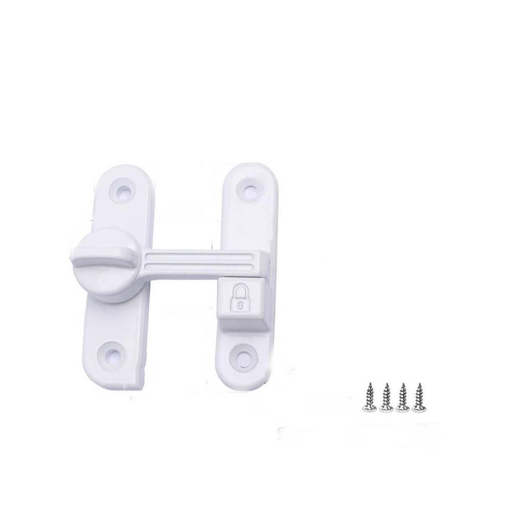 90/180 Degree Sliding Door Lock Zinc Zinc Zinc Alloy Door Catch Bolt Protable Door Hasps Window