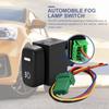 12/24V Automobile Fog Lamp Switch Refitting Fog Lamp Switch for MITSUBISHI PAJERO/LANCER/TRITON/L200