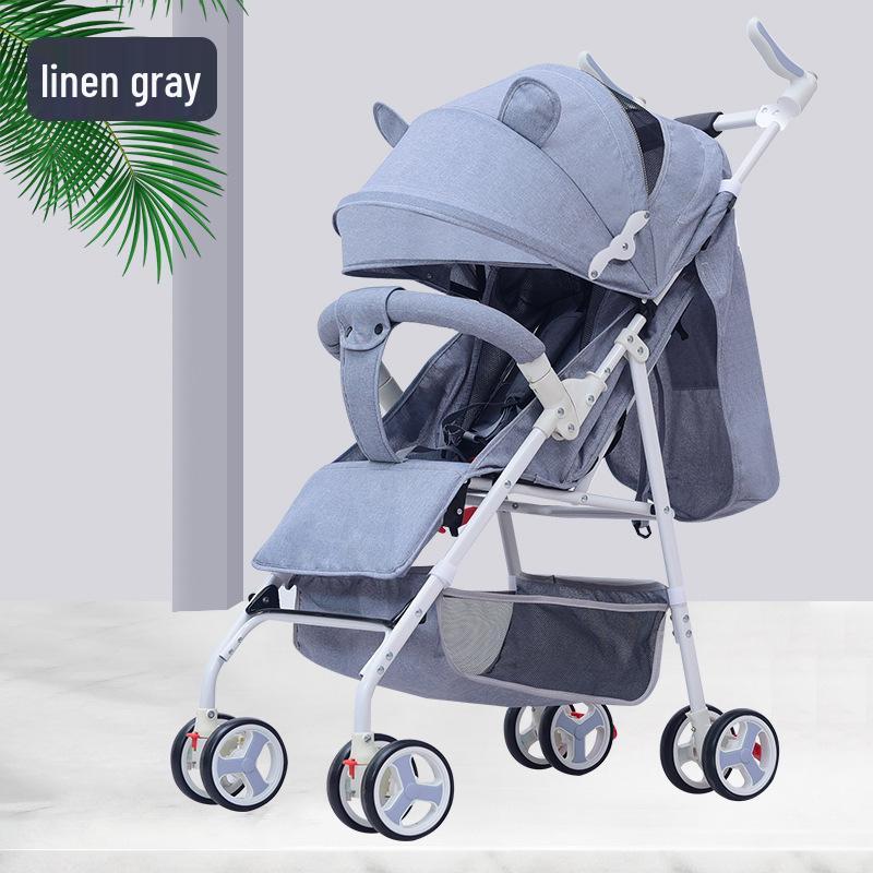 Ultra-Lightweight Foldable Baby Stroller, Sit & Lie Positions, for 0-3 Years