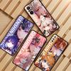 Genshin Impact Game Phone Case For Xiaomi Mi Poco X3 NFC X4 M4 M3 Pro F1 F4 F3 GT C40 11T 11 Lite 5G Fundas Black Cover