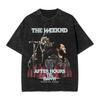 ПОСЛЕ ЧАСОВ РАССВЕТ ЕВРОПА The Weeknd Наряд Стирка Футболки Мужчины Женщины Стритвир Хип-Хоп Футболка Печатная Футболка