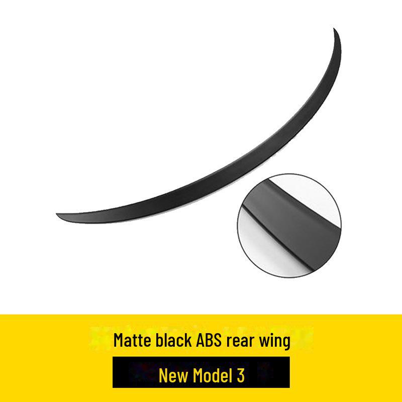 Маленькое хвостовое крыло из углеродного волокна для Tesla Model 3 - внешний аксессуар