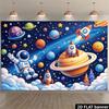 2D Космический Исследователь Галактики Декорация Фон для Фотосессии Малыша на День Рождения/Крестины