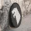 Medieval Viking Oak Shield Inspired by Ned Stark, Dread Wolf War Shield, Wooden Shield Replica