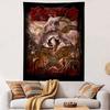 Kreator Tapestry Wall Hanging, Gods of Violence Album Poster Art, Rock Wall Decor for Bedroom Living Room Dorm