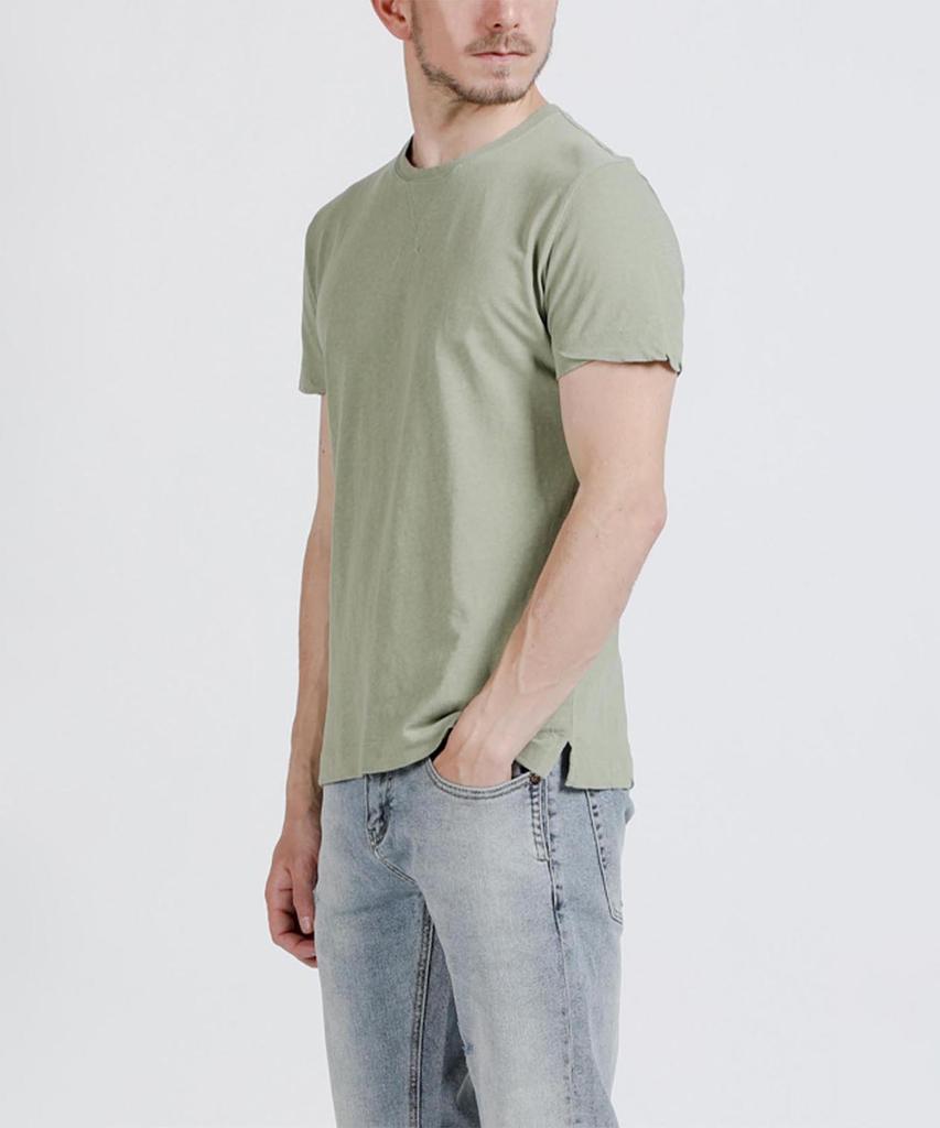 PANICALE Футболка из смесового льна с garment dyed окрашиванием 6 цветов (Тип Б)