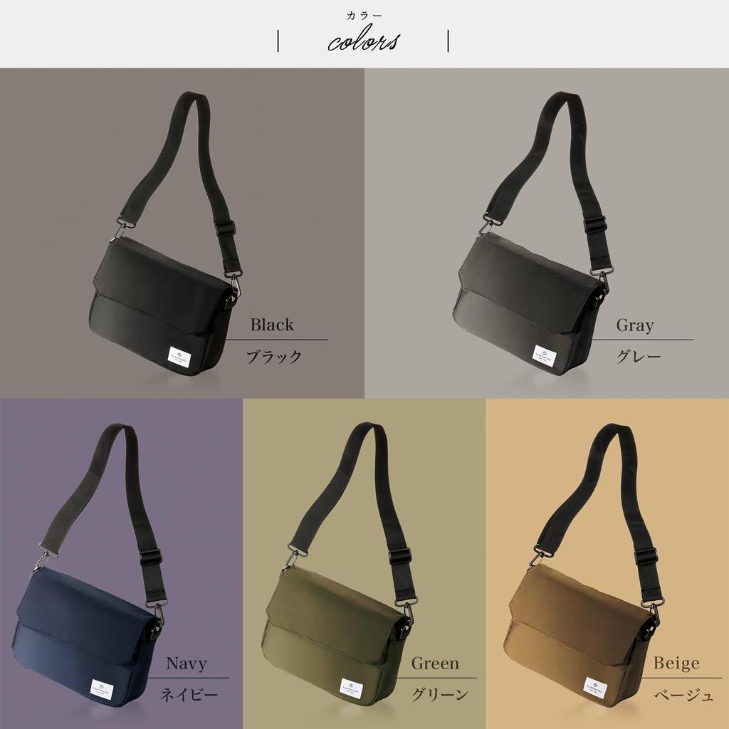 Shoulder Bag for 7 Canvas SHB1 [BLUE SINCERE] Men, Pockets, Anti-magnetic, RFID, Lightweight, Anti-skimming, Cross-body, One-shoulder Bag, / (navy)