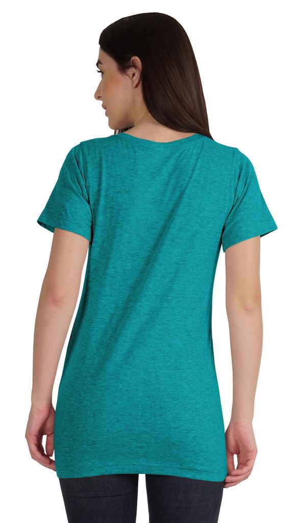 Inkmeso V-образный вырез Chaos Coordination футболка Топы для мамы Графический принт Женщины