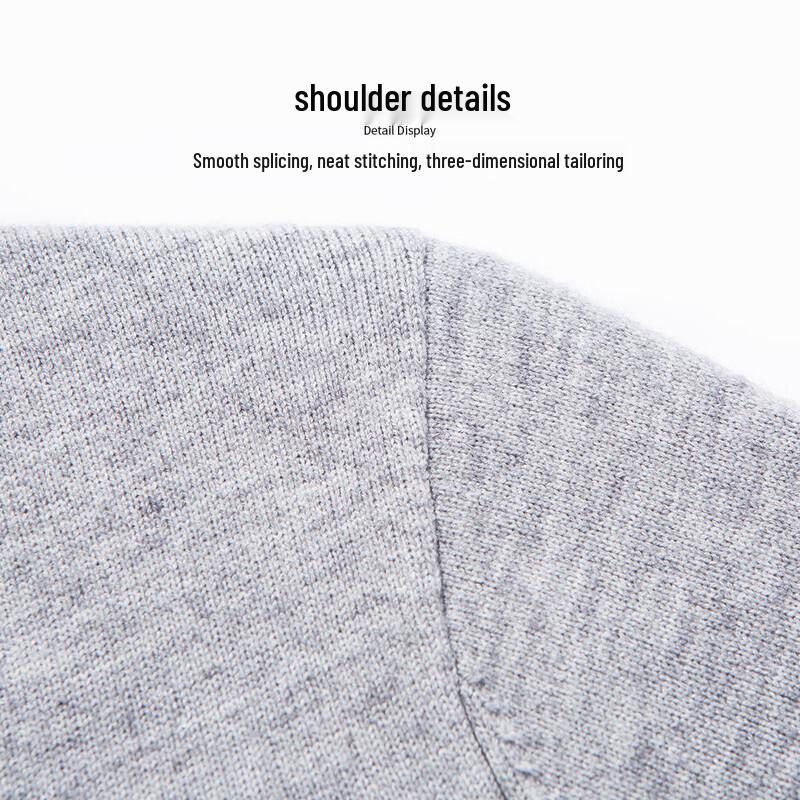 Hodo Men's Luxury Wool Blend Faux Two-Piece Henley Knit Sweater