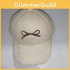 Ladies Fall Winter Baseball Cap With Embroidered Butterfly Detail And Sunshade Function