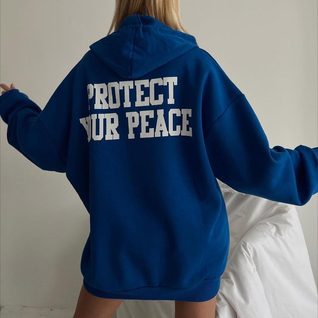 BITCED Женская повседневная модная принтованная утолщенная 100-каратная толстовка с капюшоном с длинным рукавом для женщин