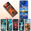 Летний пляжный чехол с пальмой для телефона Samsung Galaxy S24 S23 S22 Ultra S20 S21 FE 5G S10 S9 Plus S10E S8 S7 Мягкий силиконовый чехол