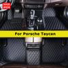 DOODRYER Custom Car Floor Mats For Porsche Taycan 2019-2024 Auto Carpets Foot Coche Accessorie