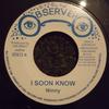 7-дюймовая пластинка NINEY THE OBSERVER  I Soon Know IOS13 Observer UK Reggae Ska Dub Б/у