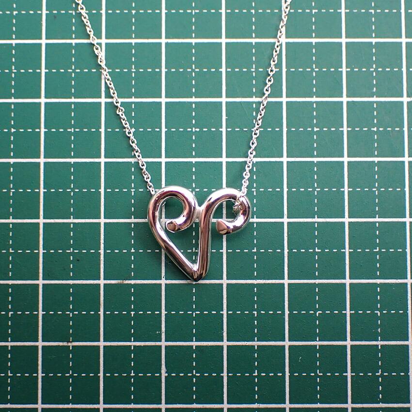 [Used] TIFFANY/Tiffany 925 Zodiac Aries pendant [g329-83]