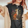 Винтажная рубашка с полевыми цветами и лисой Comfort Shirts Light Academia Cottagecore Forestcore причудливая рубашка повседневная повседневный топ Y2K уличная одежда