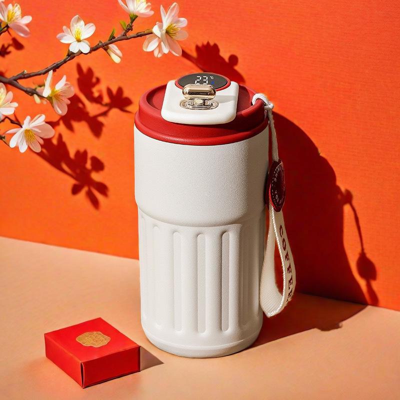 "Smart Temperature Classic Coffee Cup: Portable & Stylish 316 Stainless Steel Event Gift"