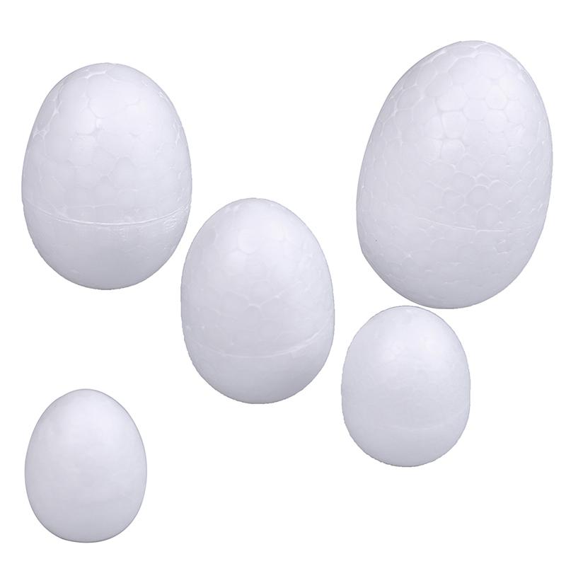 10шт Diy пены пасхальные яйца поделки из пены для пасхальной вечеринки декор 3/4/5/6/7 см яйца