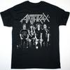 Anthrax Band T-Shirt Tops Tee S-234XL Black Shirt Band Short Sleeve Member Music