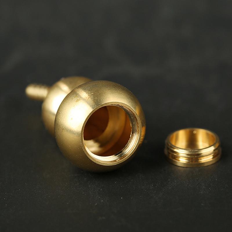 Мини Портативная латунная тыква, традиционный декор, украшение, брелок, статуэтка, подвеска