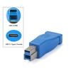 USB Type C Female to USB3.0 B Male Data Transfer Adapter Converter for Printer Scanner External Hard Drive Laptop Connector