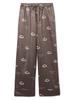 Gelato Pique PARIYA Cake Print Long Pants PWFP215334 BRW F Women's