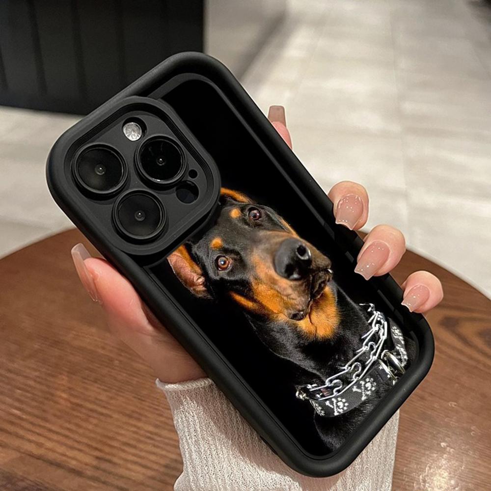 LZ14 Dog Doberman Animal Art силиконовый чехол для телефона Xiaomi 11 Lite 5G 14T Redmi 14C 13C A3 Note 12 11 9 10 13 Pro Plus противоударный задний чехол