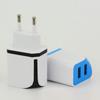Зарядное устройство-адаптер питания с двойным USB премиум-качества для универсальных телефонов Android 2.1A