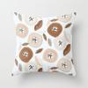 Modern Minimalist Abstract Pillow Cover Minimalist Geometric Peachskin Velvet Cushion