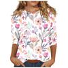 Long Sleeve Shirts For Women Cute Print Graphic Tees Blouses Casual Plus Size Basic Tops Pullover  Roupas Femininas