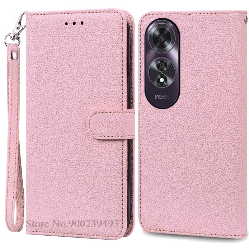 For OPPO A60 4G Case Wallet Flip Leather Case For OPPO A60 Cover Book Fundas For Oppo A60 Mobile Case Coque Shell