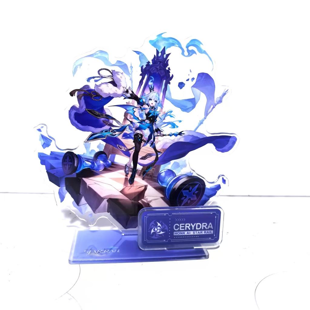 Игровая фигурка Honkai: Звездный Экспресс Воскресенье Цзяо Цю Юнь Ли Светлячок Цзин Лю Акриловая Подставка Модель Пластина Косплей Аниме Брелок Подарок для Фанатов