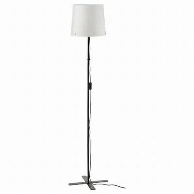 IKEA Торшер BARLAST черный/белый (904.378.13)