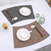 Round table new Chinese fan-shaped placemat Western food mat Anti-scalding table mat Thermal insulation mat Food cloth mat Bowl mat Hotel meal