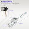 Front Left Driver Side Door Lock Cylinder with 2 keys Repair Kit for BMW E90 E91 E92 E93 3 SERIES 2004-2012 51217162427 Car Part