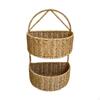 Imitation Rattan Wall Mounted Basket ,Sundries Organizer, Handmade Woven Hanging
