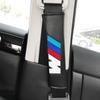 OSTB7 2pcs Carbon Leather Seat Belt Covers Car Accessories For BMW M E39 E46 E90 E60 F10 F20 F30 F34 F01 G20 G30 X1 X3 X5 X6 M3 M4 M5
