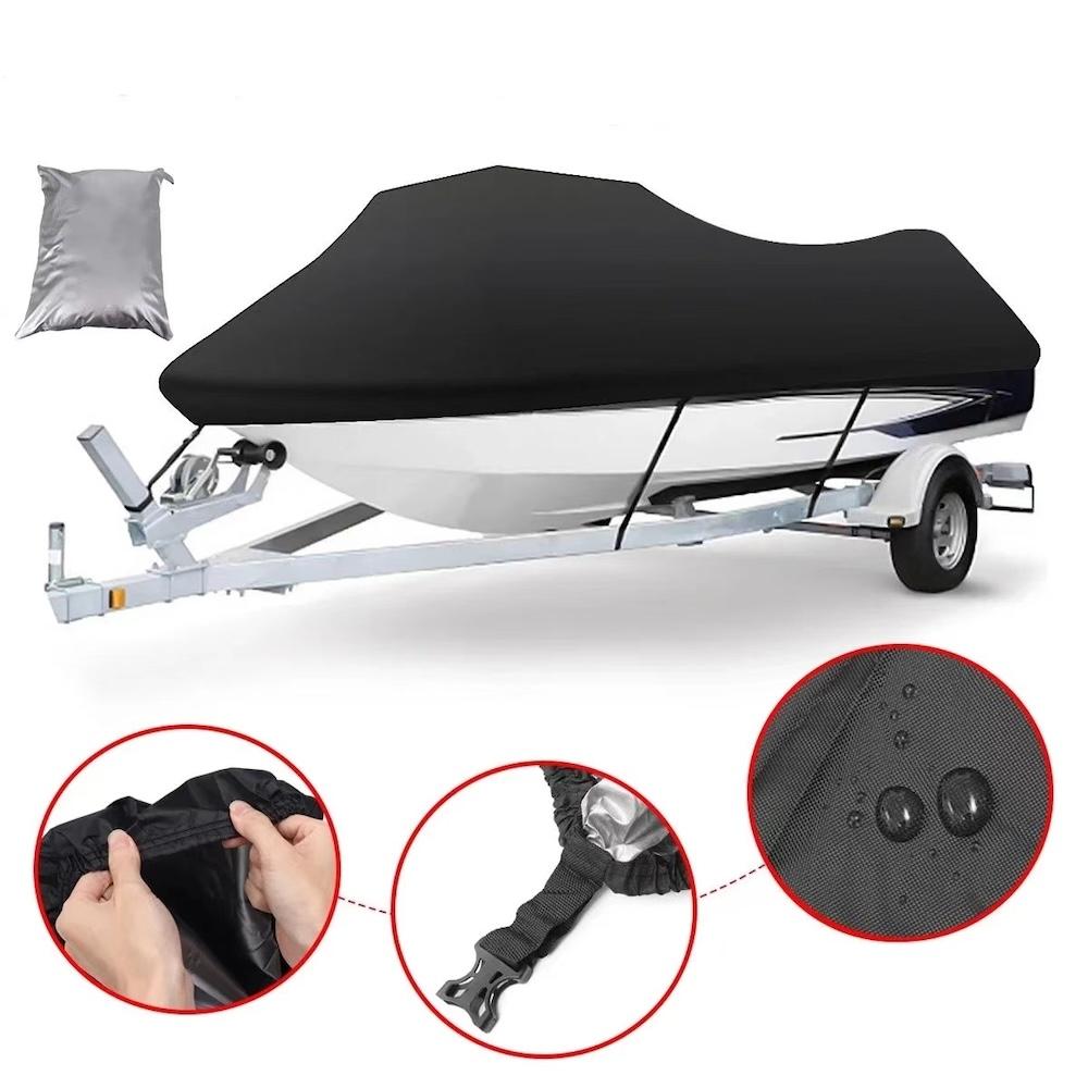420D Durable Waterproof Oxford Trailerable Motorboat Jet Ski Cover UV Protection Thickened Version For Seadoo Yamaha WaveRunner
