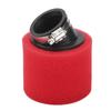 Воздушный фильтр для мотоцикла, скутера, квадроцикла, мотоцикла, красного цвета, 48 мм, 1,89 дюйма, с коническим краем
