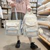 Школьная сумка мягкая милая кошачьи ушки звезда ученик средней школы школьная сумка большая вместимость рюкзак для старшеклассника маленький свежий девушка универсальная сумка для боли