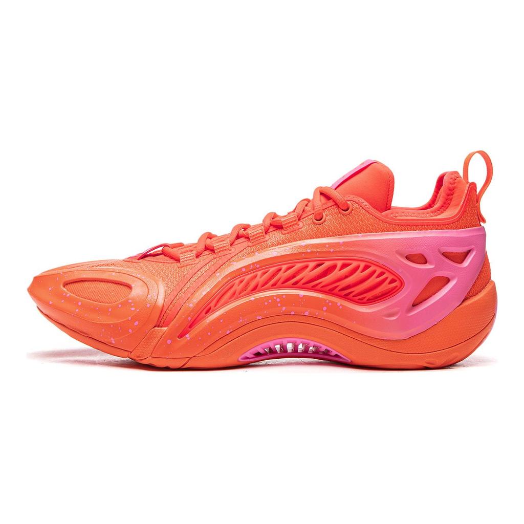 Li Ning BadFive Air 1 Низкие уличные баскетбольные кроссовки Мужские Оранжевые ABFW009-2
