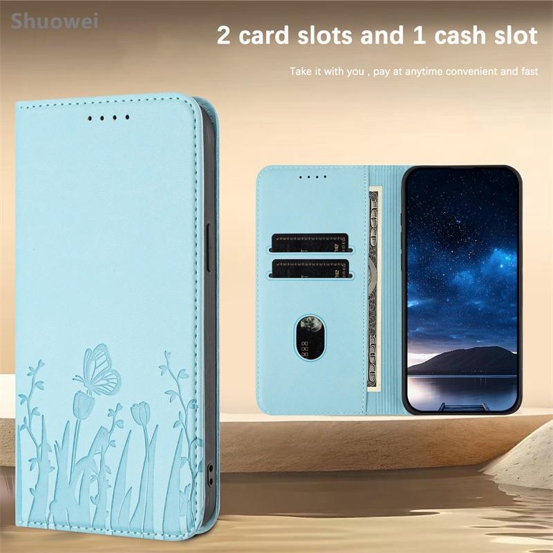 Flip Phone Case Vivo S10 T1 T2 T3 T3X U3 U3X U10 U20 Z5i Pro 4G 5G Leather Wallet Cover Casing