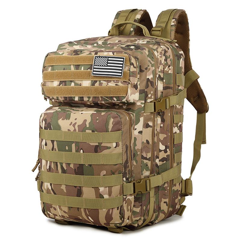 Large Capacity Tactical Backpack Sports Camouflage Backpack Camping Hiking Outdoor Bag