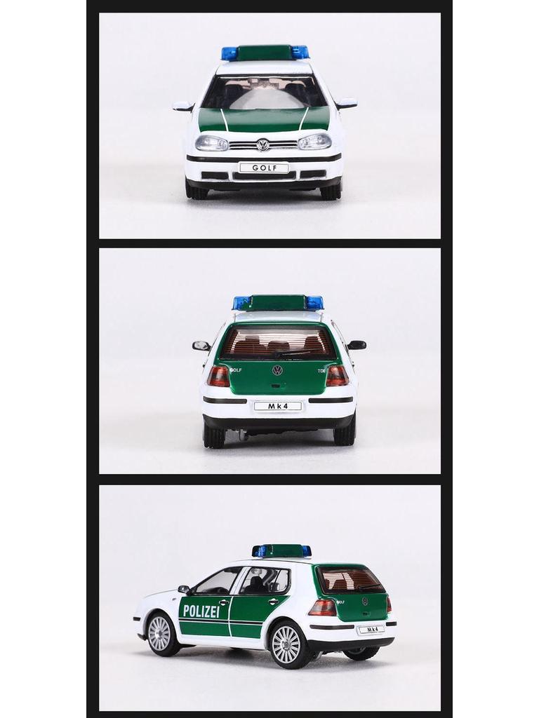 НОД 1:64 Модель автомобиля из сплава Volkswagen Golf MK4 GTI Юбилейное издание, 2-дверная и 4-дверная симуляция.